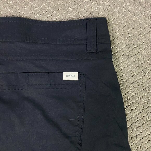 Orvis Fleece Lined Water Repellent Pants Mens 36 x 32 Black 1525902 Tech Stretch - Picture 7 of 16